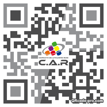 QR code with logo lxv0