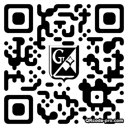 QR code with logo m970
