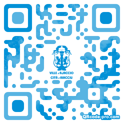 QR code with logo m990