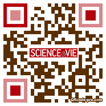 QR code with logo m9h0