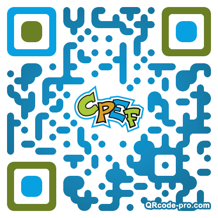 QR code with logo mM20