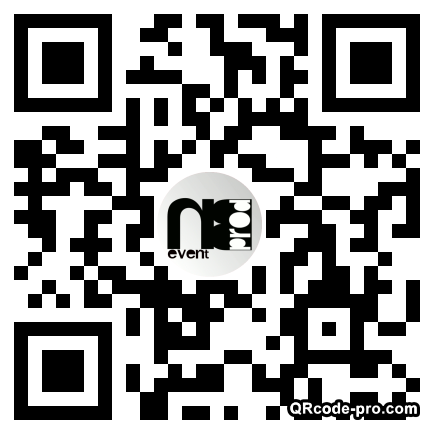 QR code with logo mMS0