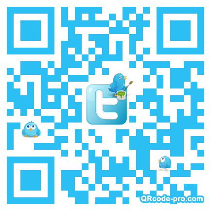 QR code with logo mRA0