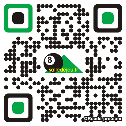QR code with logo mje0