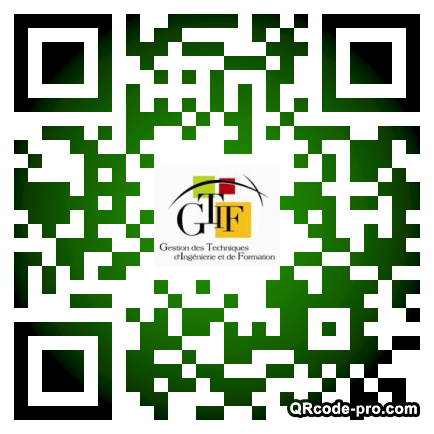 QR code with logo nFG0