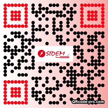 QR code with logo nkr0