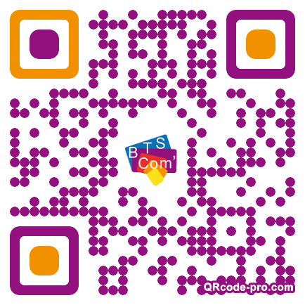 QR code with logo nuT0