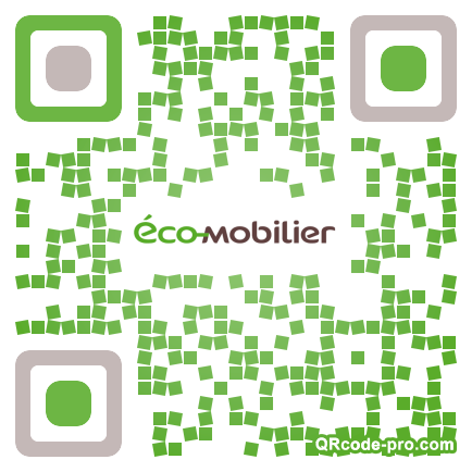 QR code with logo oBO0