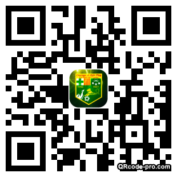 QR code with logo oHS0