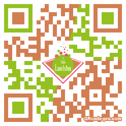 QR code with logo oHc0