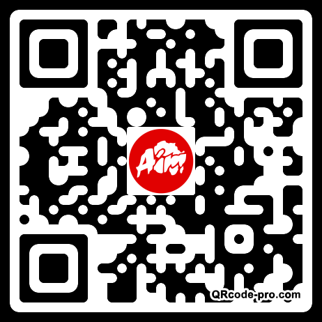 QR code with logo oTe0
