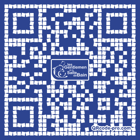 QR code with logo olr0