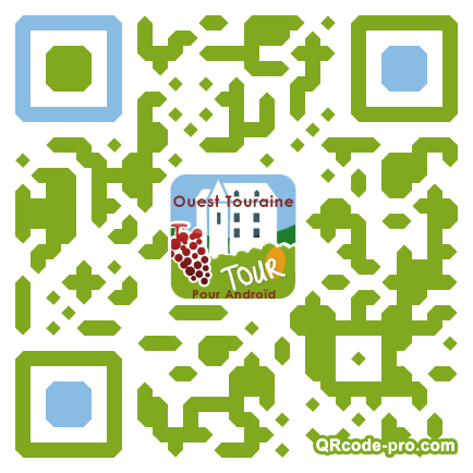 QR code with logo oxc0