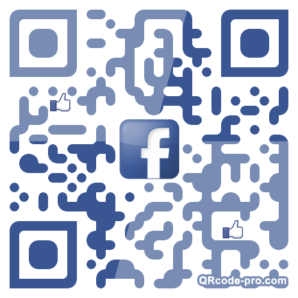 QR code with logo p0r0