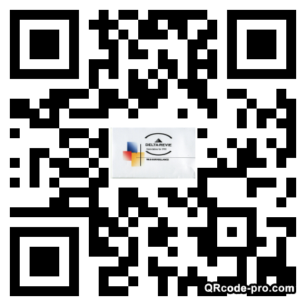 QR code with logo p3G0