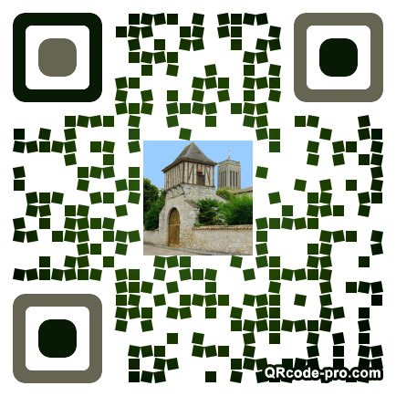 QR code with logo p9Z0