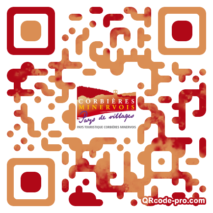 QR code with logo pCj0