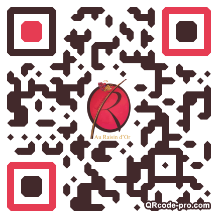 QR code with logo pPu0