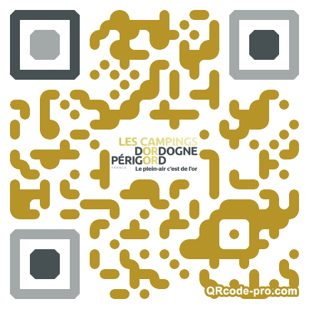 QR code with logo pm70