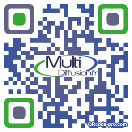QR code with logo q8S0