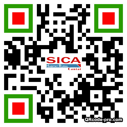 QR code with logo r9m0