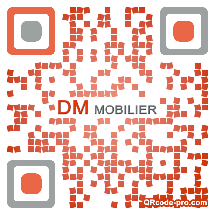 QR code with logo rot0