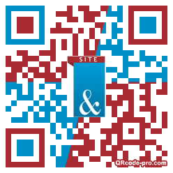 QR code with logo s8T0