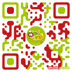 QR code with logo sUC0