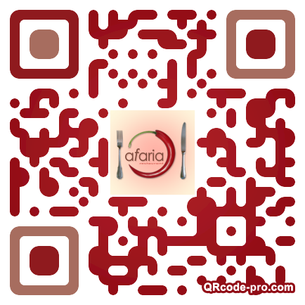 QR code with logo shP0