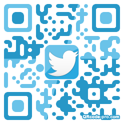QR code with logo t030