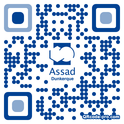 QR code with logo t400