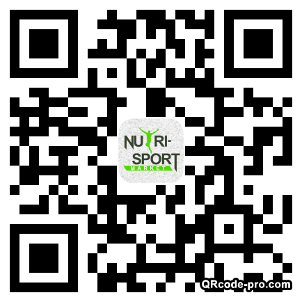 QR code with logo t9T0
