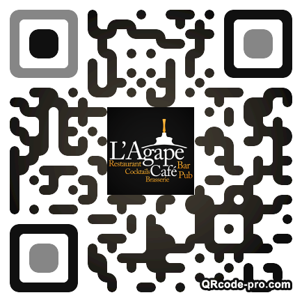 QR code with logo tr10