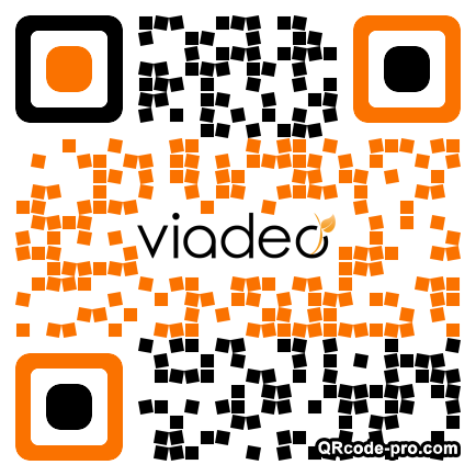 QR code with logo vTu0