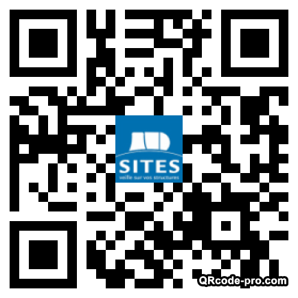 QR code with logo vmF0