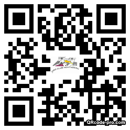 QR code with logo vr80