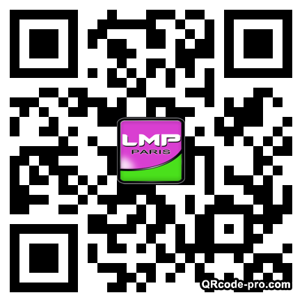 QR code with logo x090