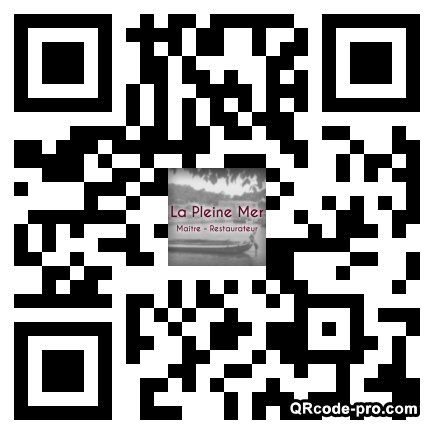 QR code with logo x740