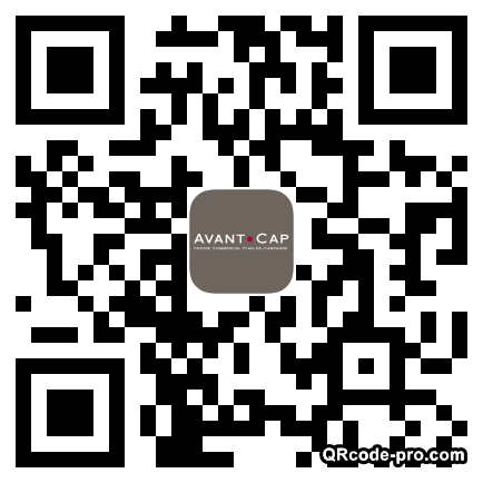 QR code with logo x840