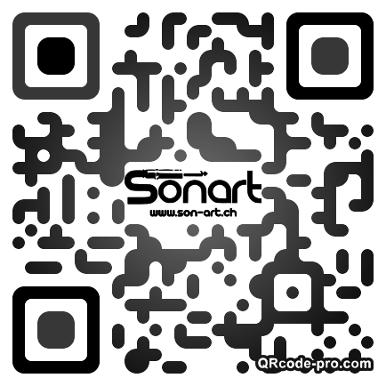 QR code with logo x870