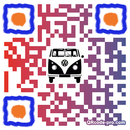 QR code with logo xFb0