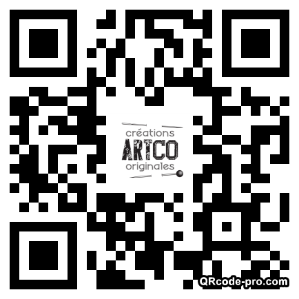 QR code with logo xJT0
