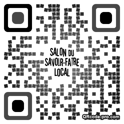 QR code with logo xOH0