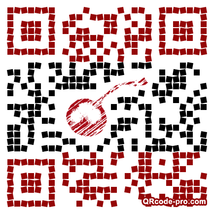 QR code with logo xRJ0