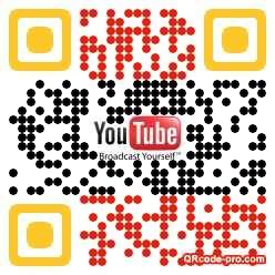 QR code with logo xcw0