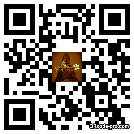 QR code with logo zOO0
