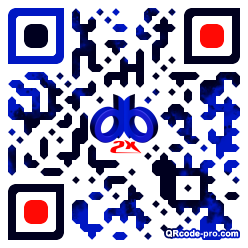 QR code with logo zOr0