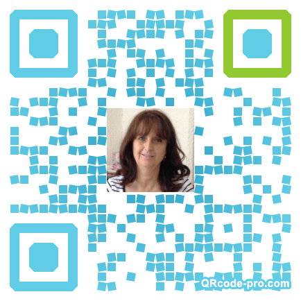 QR code with logo zmg0