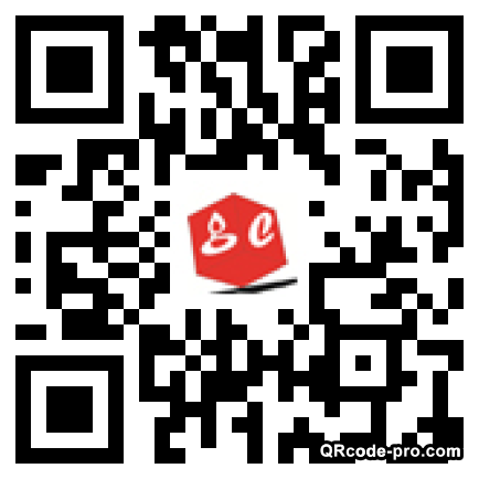 QR code with logo znF0