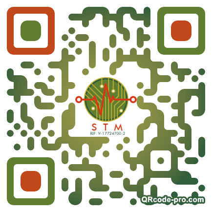 QR code with logo zu10